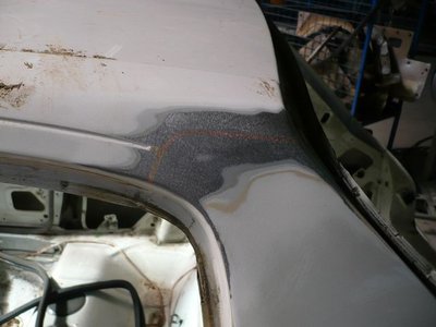 Brasure aile arrière