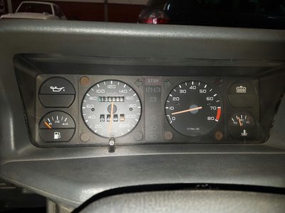 Le compteur avec 135880 kms