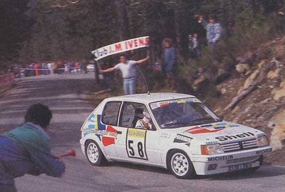 Rallye Alpin Behra 1989 - col de Bleine  205 rallye Gr A5 photo 2.jpg