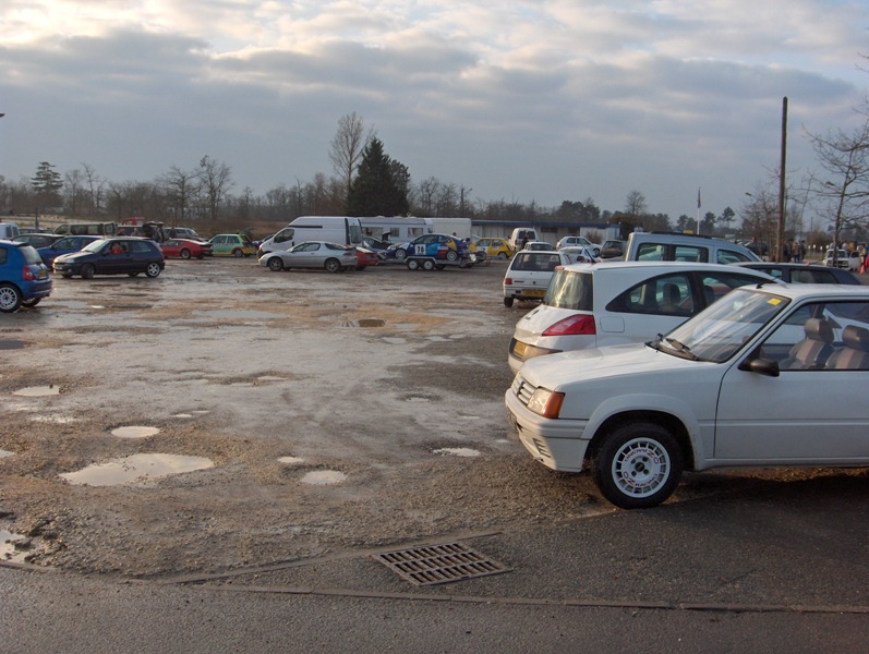 Arrivée au Circuit de Mérignac