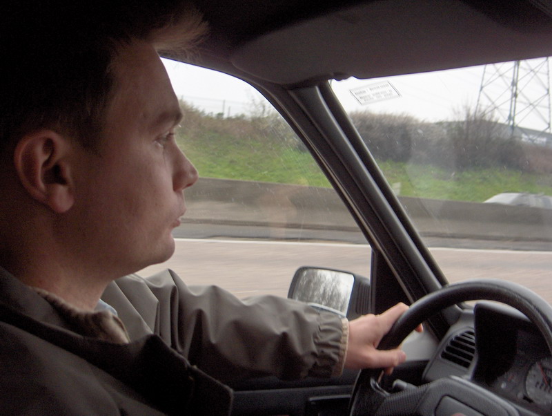le retour sur autoroute<br />vitesse 120 km/h cool
