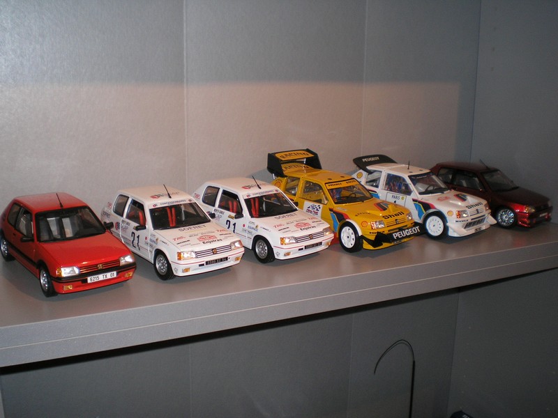Les 205 manque une en prepa au garage.