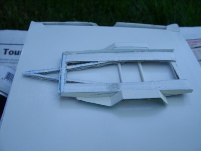 le plateau avant peinture