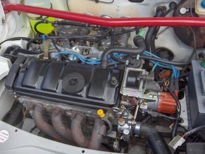 Vue compartiment moteur