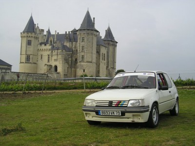 Ma 1ère Rallye prenant la pose...