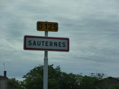 Y a des bleds avec des noms à la con là bas ! Sauternes, Cérons, Loupiac, Cadillac, Sainte Croix du Mont...