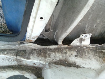 Et voila , la caisse coupé en 2 !