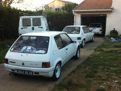 Trois rallyes d'affilée dans mon allée ......