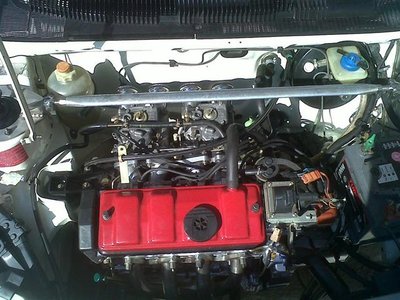 enfin le moteur en place