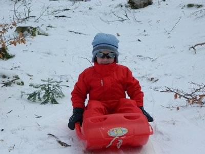 mon petit co-pilote qui se dégourdi un peu....