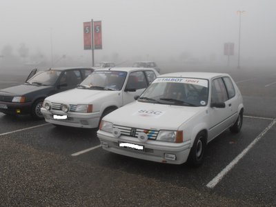 arrivé avec le brouillard