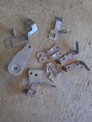 petites pièces sablées