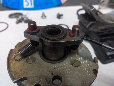 Une petite pièce cassée mais comme j'ai de la pièce, ça a été vite changé !