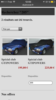 Voilà le prix