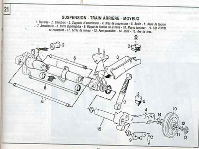 Je cherche 2 plaque de fixation de barre rep9