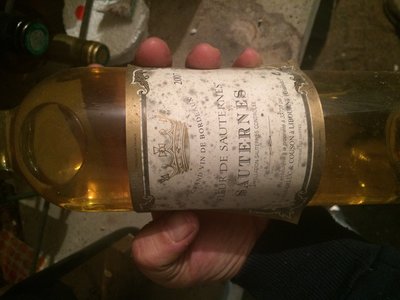 Fleur de sauterne , pas très connu, mes vaut certains de mes 1er cru classé