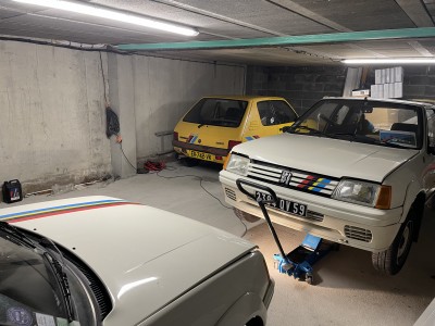 Les trois rallyes en mode séance mécanique dans le nouveau garage