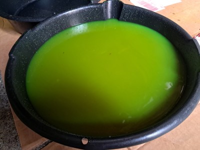 Liquide assez propre