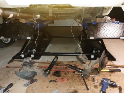 Dépose des anciens bras de 309 gti