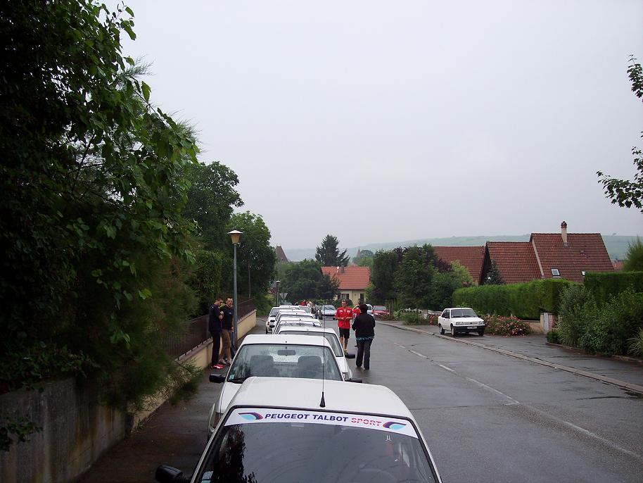 Le trottoir un  peu court!!!