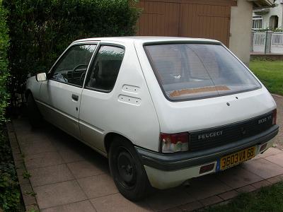 et encore 205 junior, xs, gti