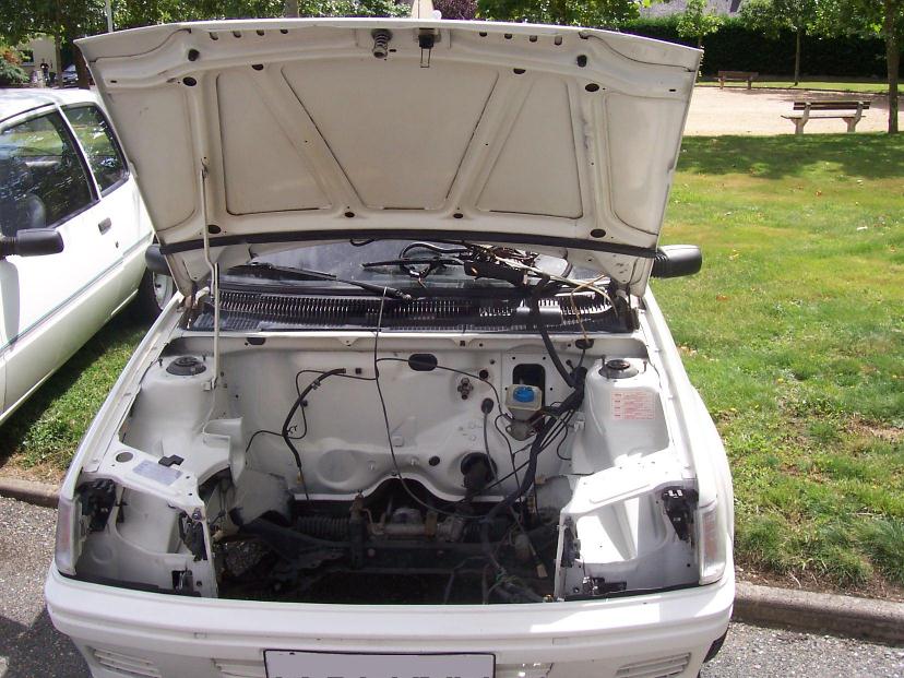 Nettoyage compartiment moteur