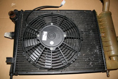 Le SPAL sur le radiateur