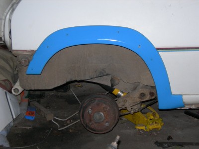 essai de peinture sur vielles extensions