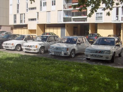 Voilà mes 4 Rallyes,rarement ensemble.