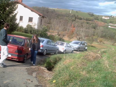 Et une fois arrivé devant