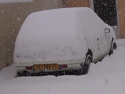 de la neige