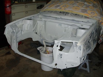 compartiment moteur apprèté