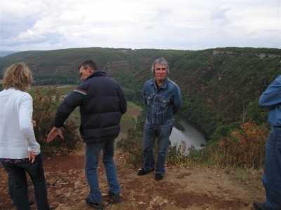 Notre Guide durant tout le WE : Christian, hip, hip ,hip ........................... HOURRA !!!