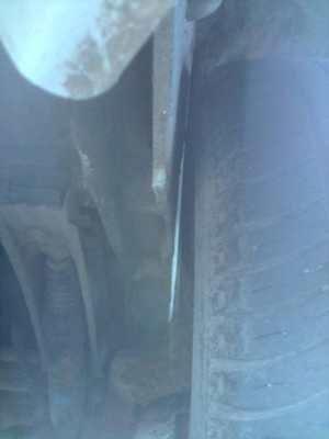 roue arrière droite qui est de travers a mon gout!