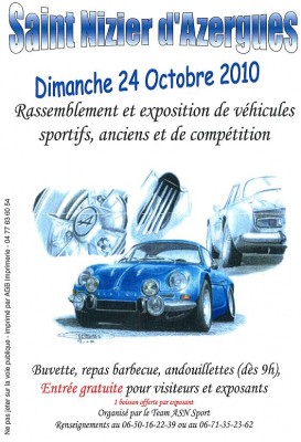 L'affiche est magnifique !! Et le rendez-vous fournies d'autos très rares ! (j'ai le souvenir d'une magnifique DINO !)
