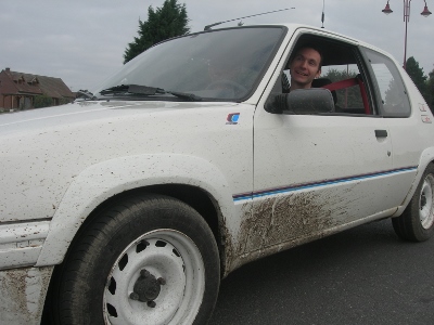toujours Lulu59 en voiture version bain de boue !!!!