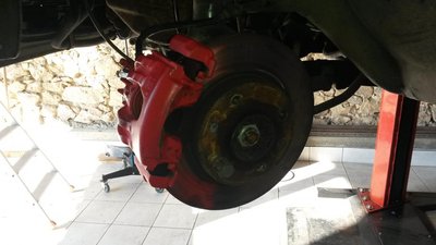 étriers mis en place