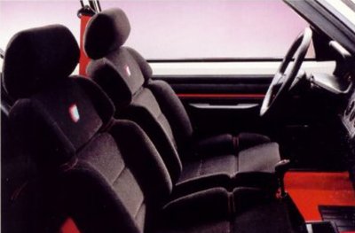 image extraite d'une pub de 205 rallye