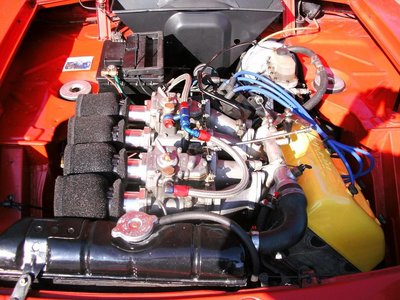 de beau WEBER dans une lancia