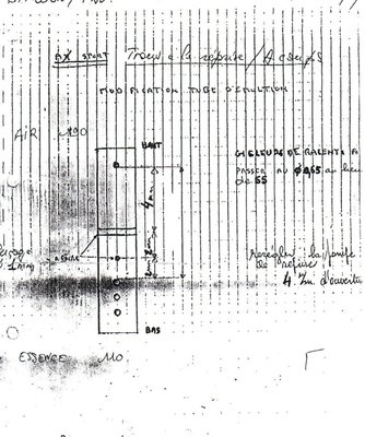 Perçage tube d'émulsion dit "Solution F"